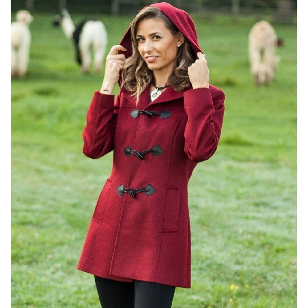 Peruvian Link alpaca 🦙 Hooded Toggle size S